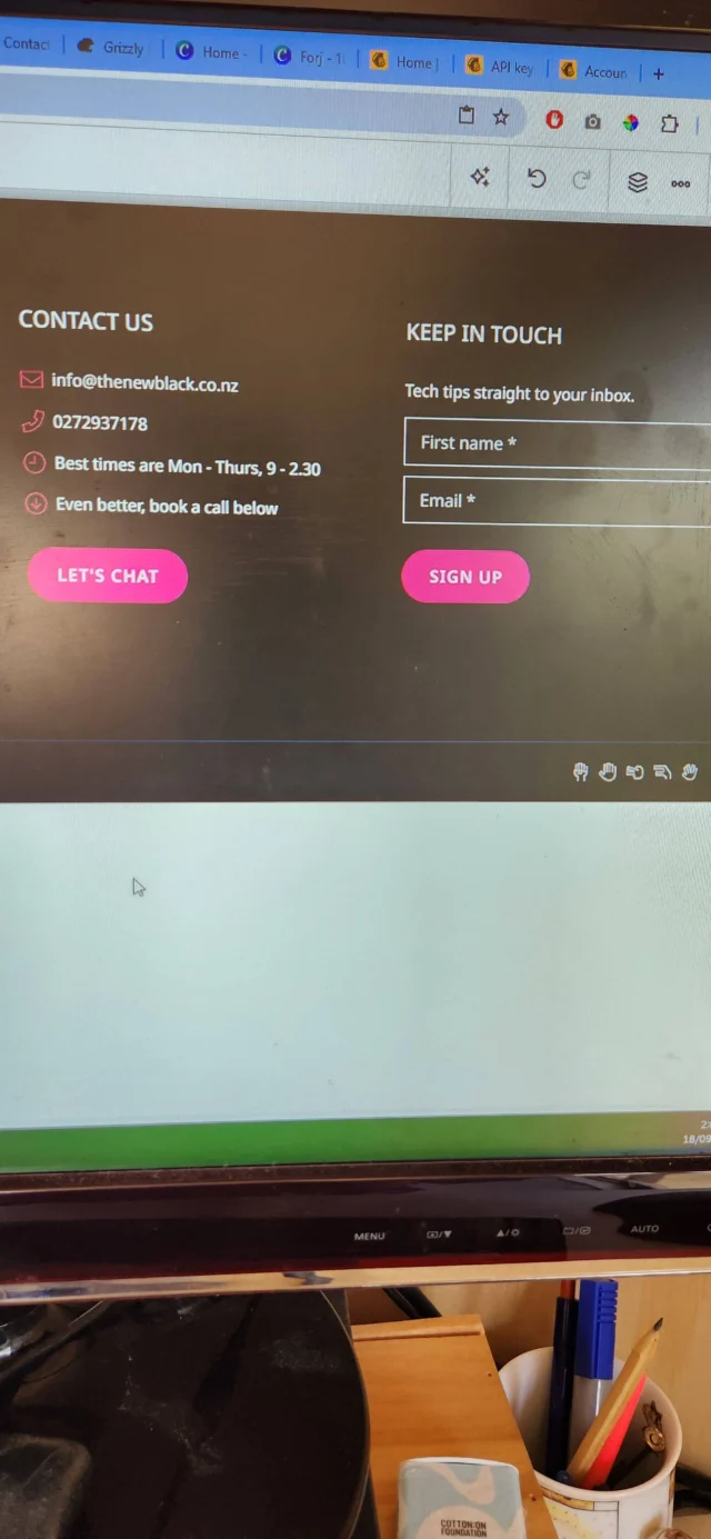 It's the small things.

We've been putting the final touches on our own website redevelopment this week.

Stay tuned for launch day very soon.

And if you want this level of attention to detail for your own website project, give us a holla. Especially if you're a fan of 90s music ✌️

#websitedevelopment #websitedesignnz #wordpresswebsites